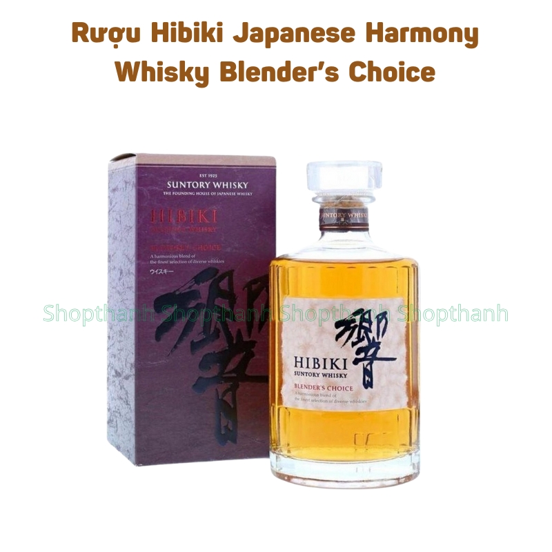Rượu Hibiki Japanese Harmony 700ml - Tinh Hoa Whisky Nhật Bản