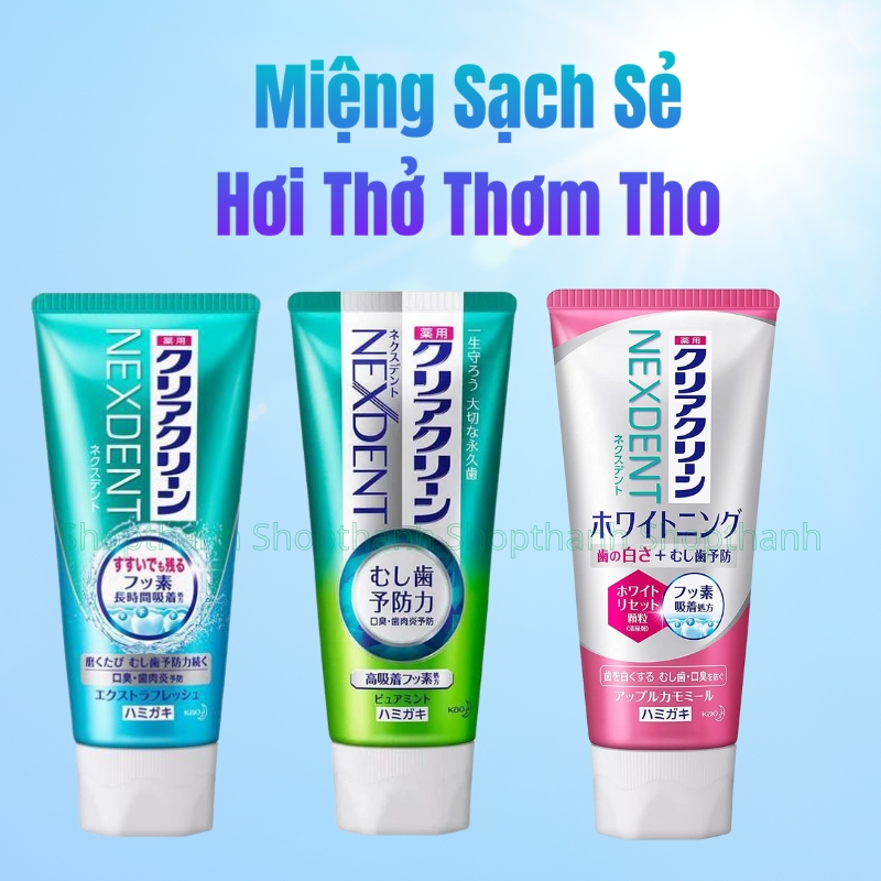 Kem Đánh Răng Kao NEXDENT Nhật Bản – Giải Pháp Chăm Sóc Răng Miệng Toàn Diện