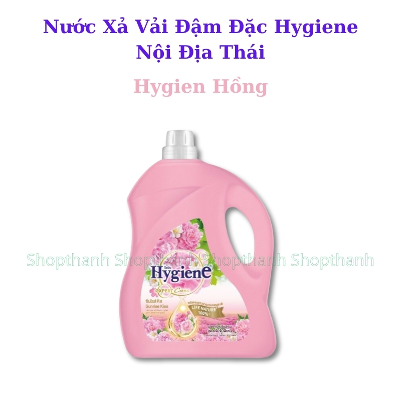 Nước Xả Vải Hygiene Nội Địa Thái – Thơm Lâu, Mềm Vải, Khử Mùi Ẩm Mốc Hiệu Quả