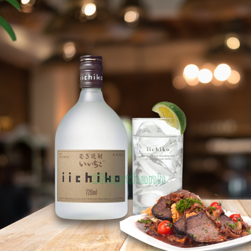Shochu Iichiko Mugi 720ml 25% Nhật Bản
