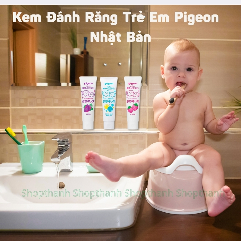 Kem Đánh Răng Pigeon Nhật Cho Bé 50g