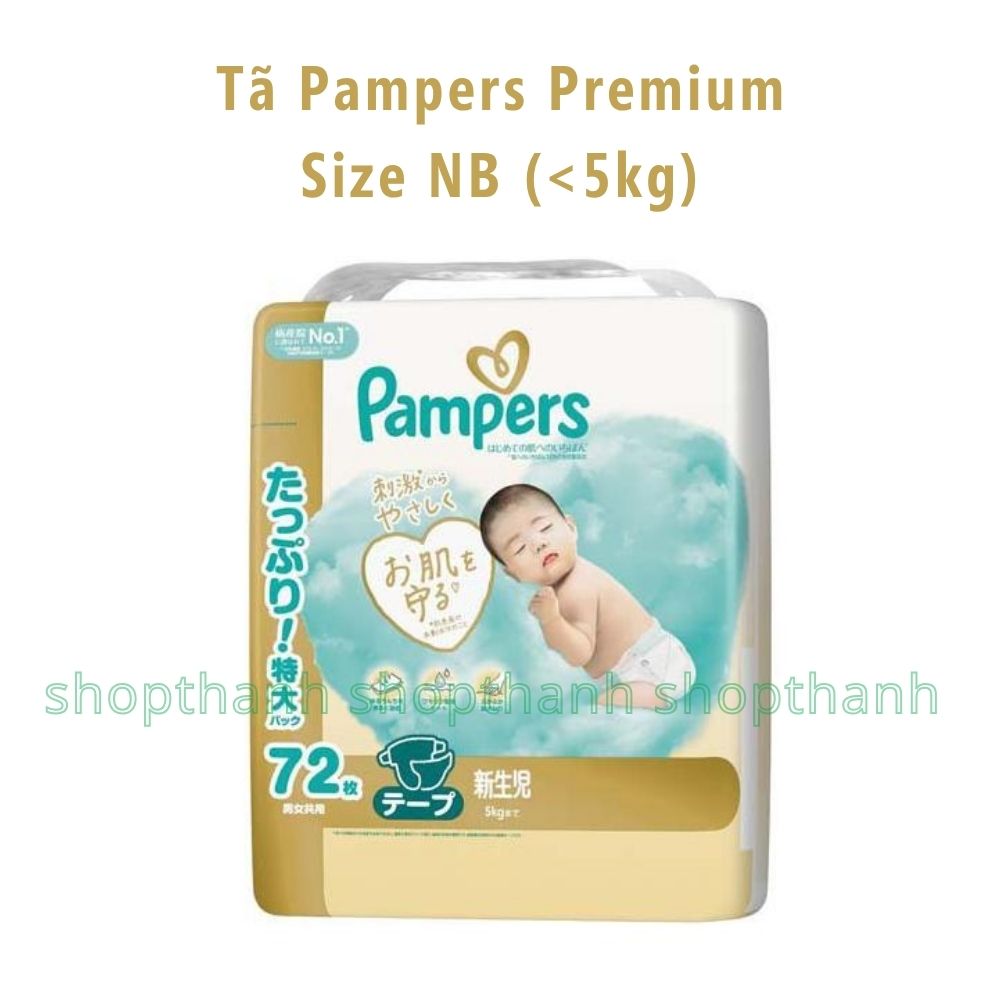 Tã (Bỉm) Quần Pampers Premium dòng cao cấp Nội Địa Nhật