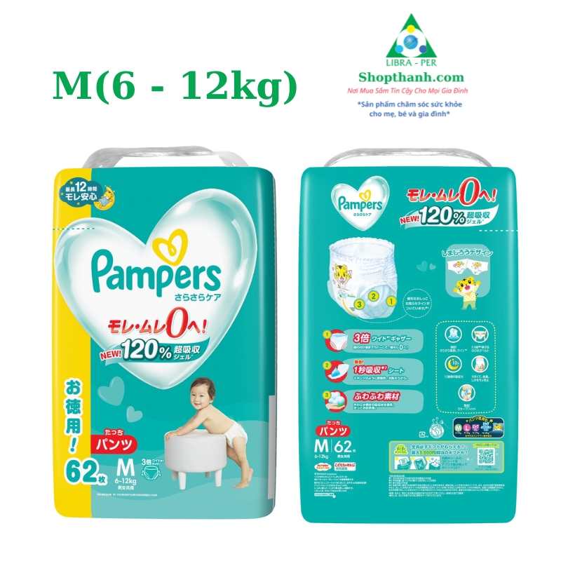 Tã Pampers Jumbo Nội Địa Nhật Đủ Size
