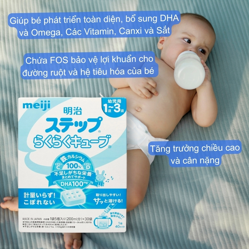Sữa Meiji Thanh 1-3 Dành Cho Bé Từ 1-3 Tuổi - Nhật Bản