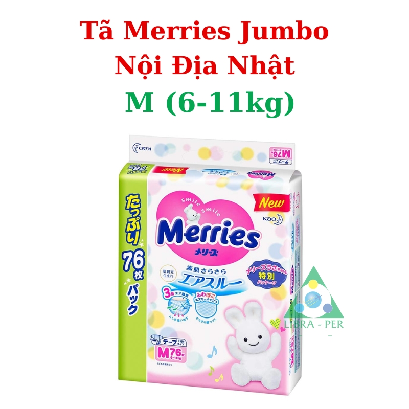 Tã Merries Jumbo Nội Địa Nhật