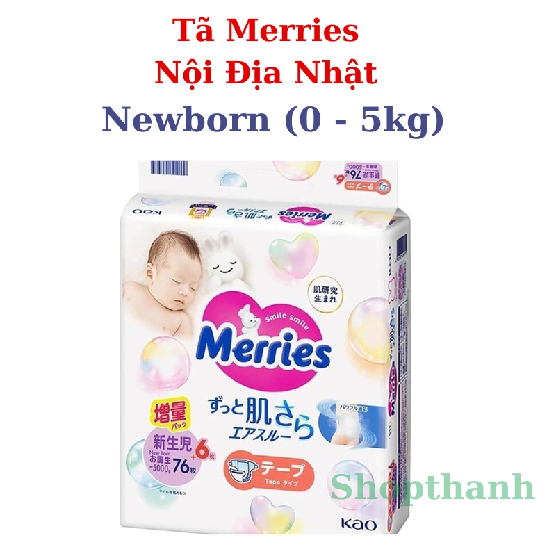 Tã Bỉm Merries Nội Địa Nhật
