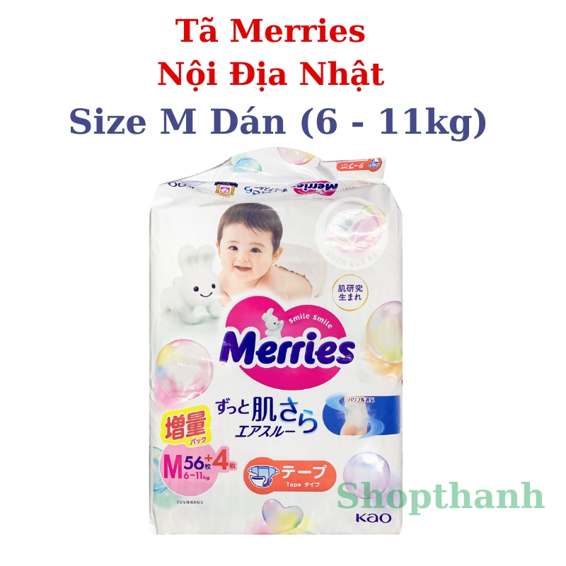 Tã Bỉm Merries Nội Địa Nhật