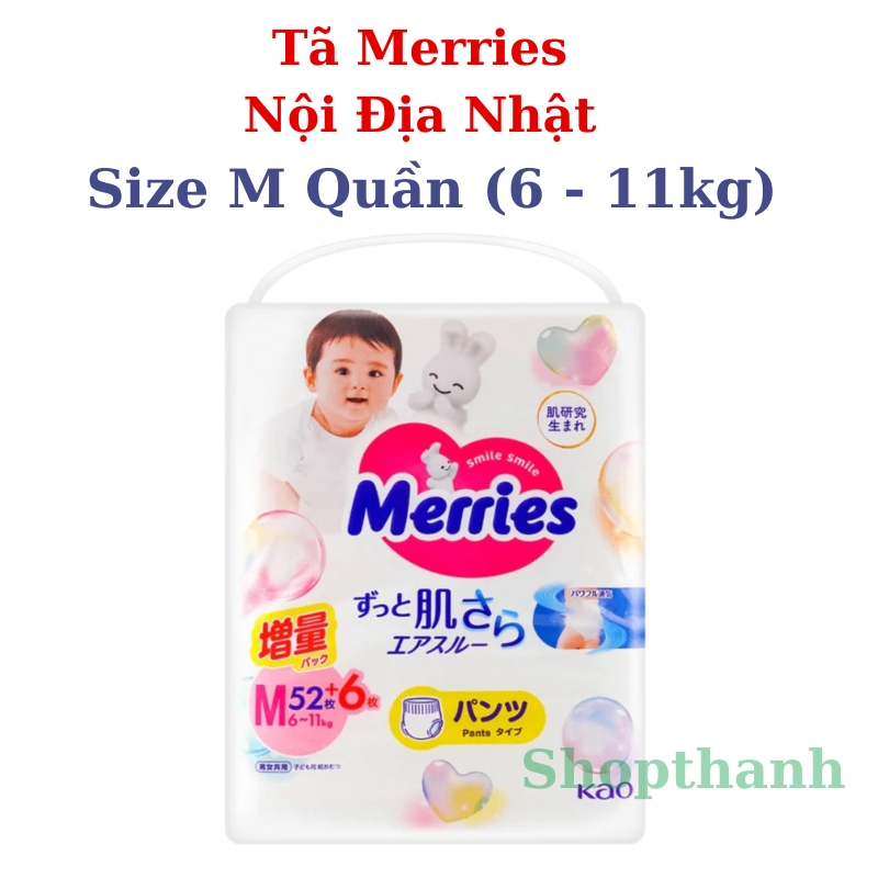 Tã Bỉm Merries Nội Địa Nhật