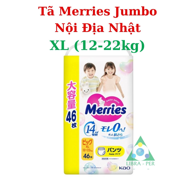 Tã Merries Jumbo Nội Địa Nhật