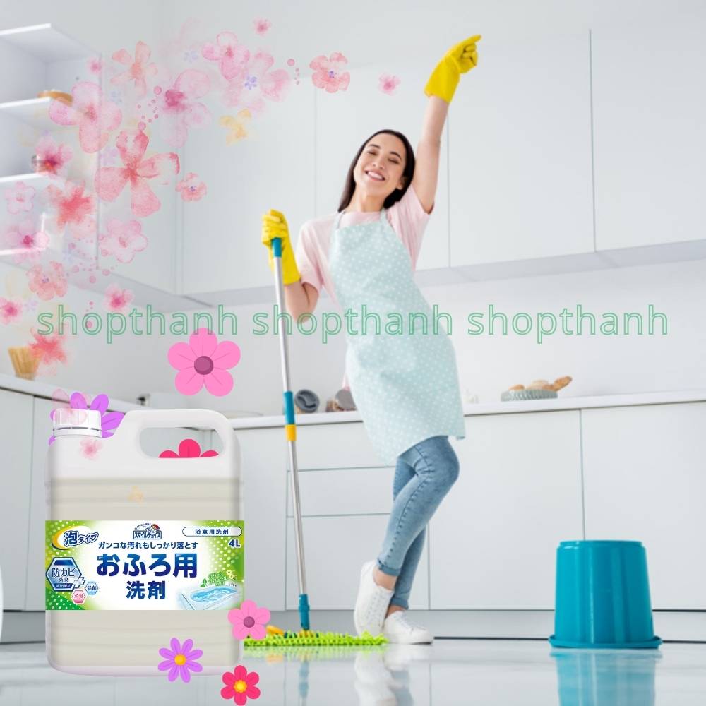 Nước Lau Sàn Mitsuei Herbal Tree Hương Hoa Nhật Bản - Làm Sạch Đa Năng, Kháng Khuẩn An Toàn