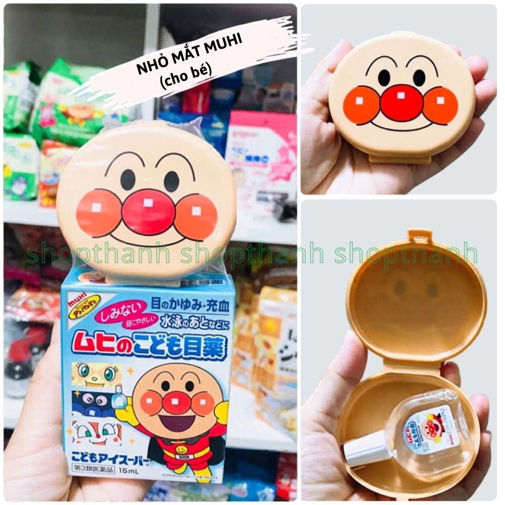 Nước Nhỏ Mắt Muhi 15ml Cho Bé Từ 3 Tháng Tuổi – An Toàn Dịu Nhẹ Nhật Bản, Giảm Đỏ Ngứa Mắt