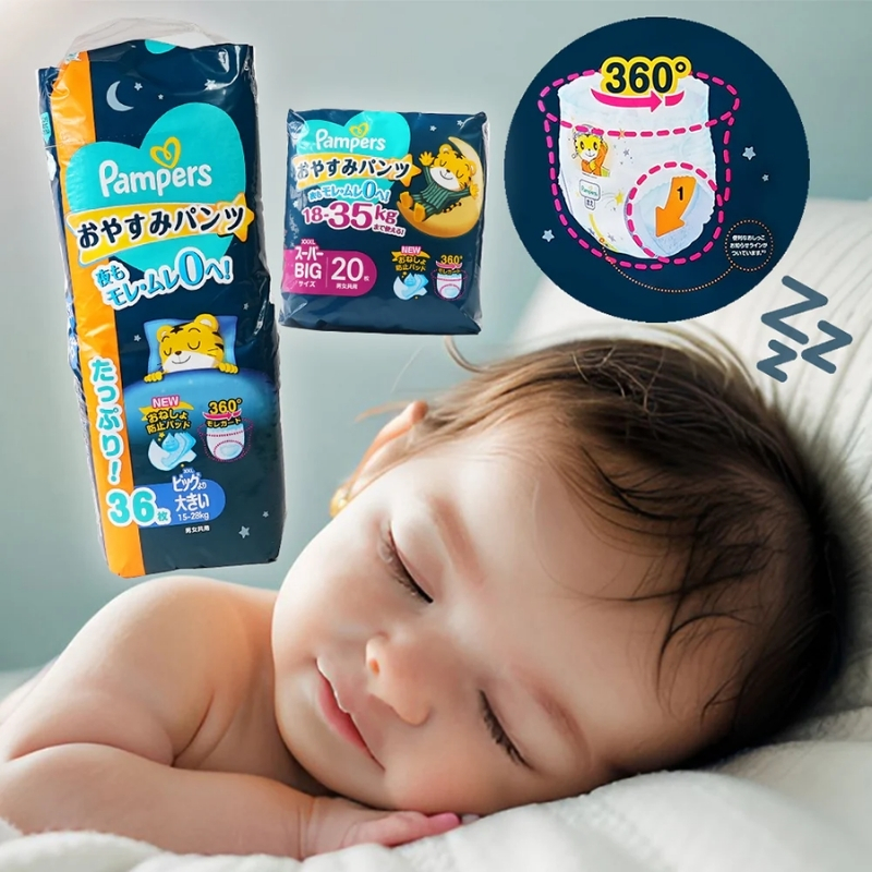 Tã (Bỉm) Quần Ban Đêm Pampers Ngủ Ngon