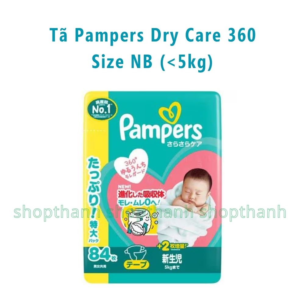 Tã Quần Pampers Dry Care 360 Nhật Bản – Chống Tràn 360 Độ, Thấm Hút Vượt Trội Cho Bé Da Nhạy Cảm