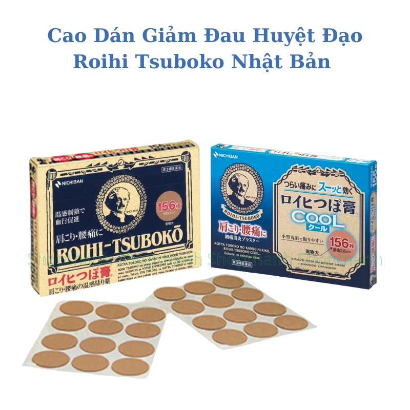Cao Dán Huyệt Đạo Giảm Đau Roihi Tsuboko Nhật Bản