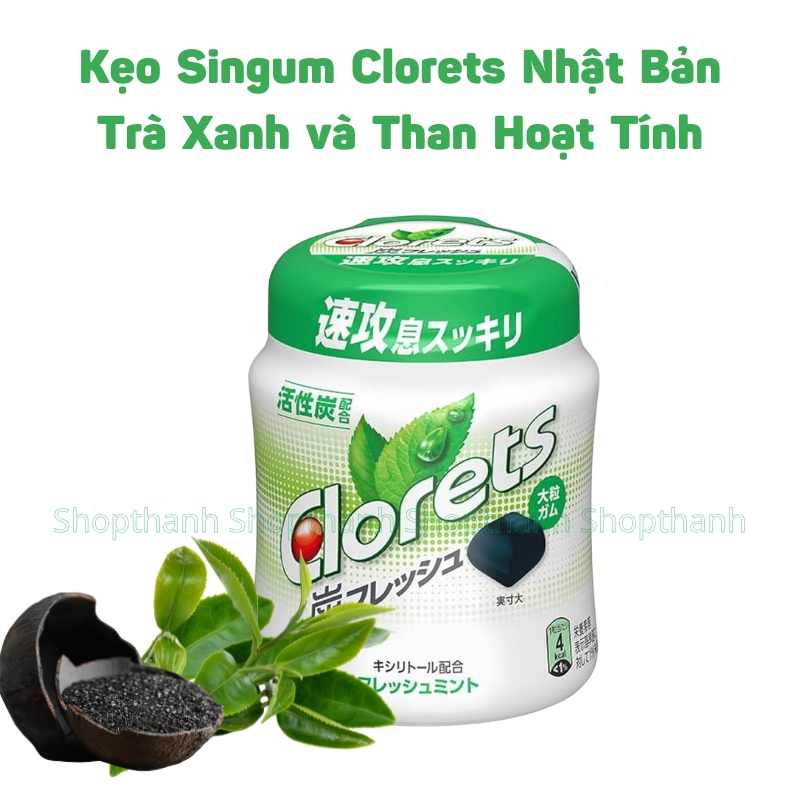 Singum Clorets Nhật Bản – Kẹo Cao Su Khử Mùi Hôi Miệng Hiệu Quả Với Hương Bạc Hà Thơm Mát Lâu