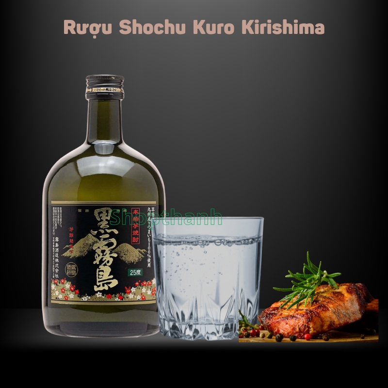 Shochu Kuro Kirishima 720ml 25% Nhật