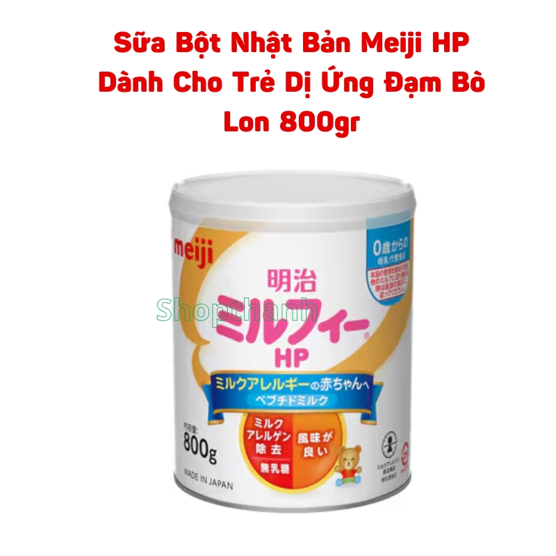Sữa  Bột Nhật Bản Meiji HP  Dành Cho Bé Bị Dị Ứng Đạm Bò