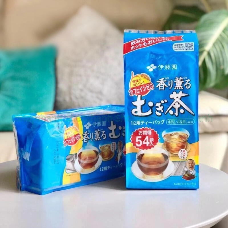 Trà Lúa Mạch ITO EN Túi Lọc 54 Gói Nhật Bản – Giải Khát Không Caffeine, Hương Vị Thanh Mát, Tiện Lợi Dễ Dùng