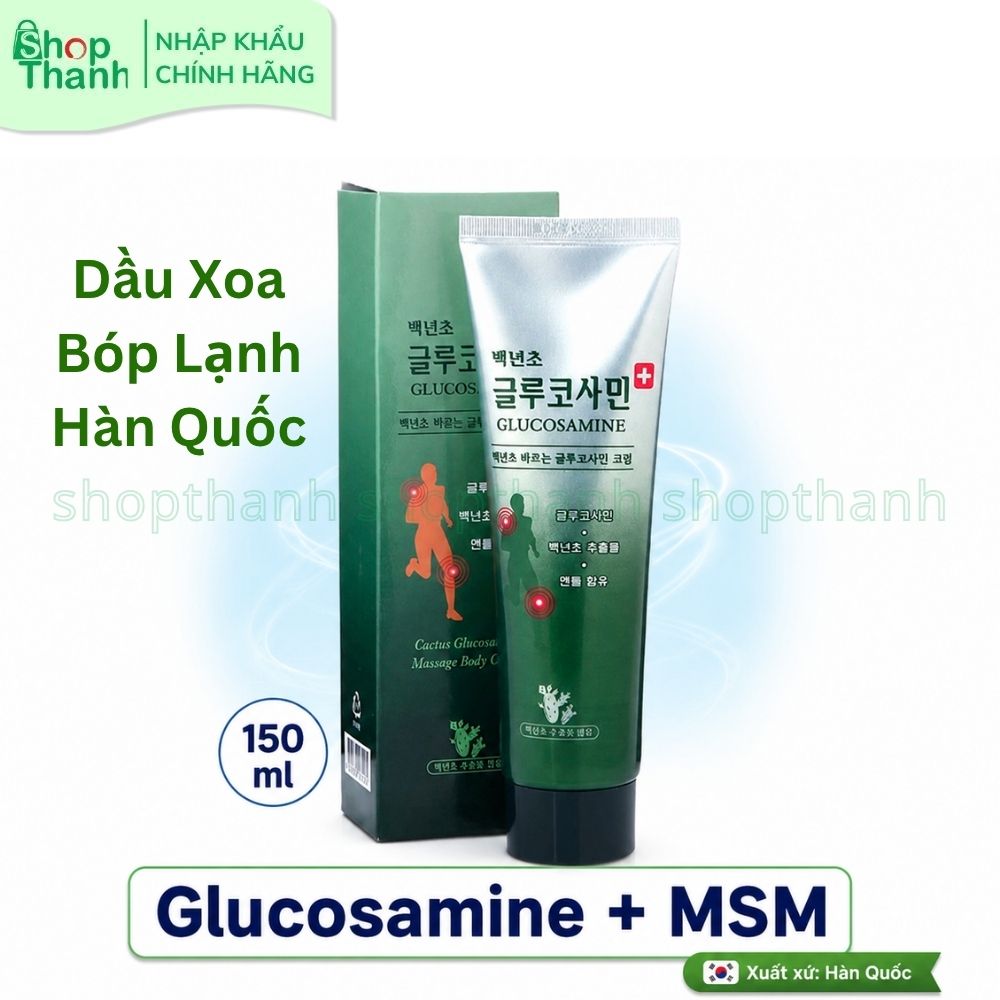 Dầu Lạnh Hàn Quốc Glucosamine 150ml - Giảm Đau Tạm Thời, Dạng Dầu Lạnh Mát Cho Sau Vận Động
