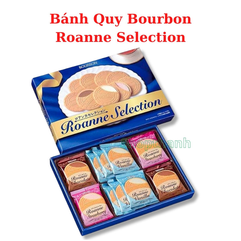 Bánh quy hộp Bourbon tổng hợp 3 vị 200g hộp 28 cái- T4