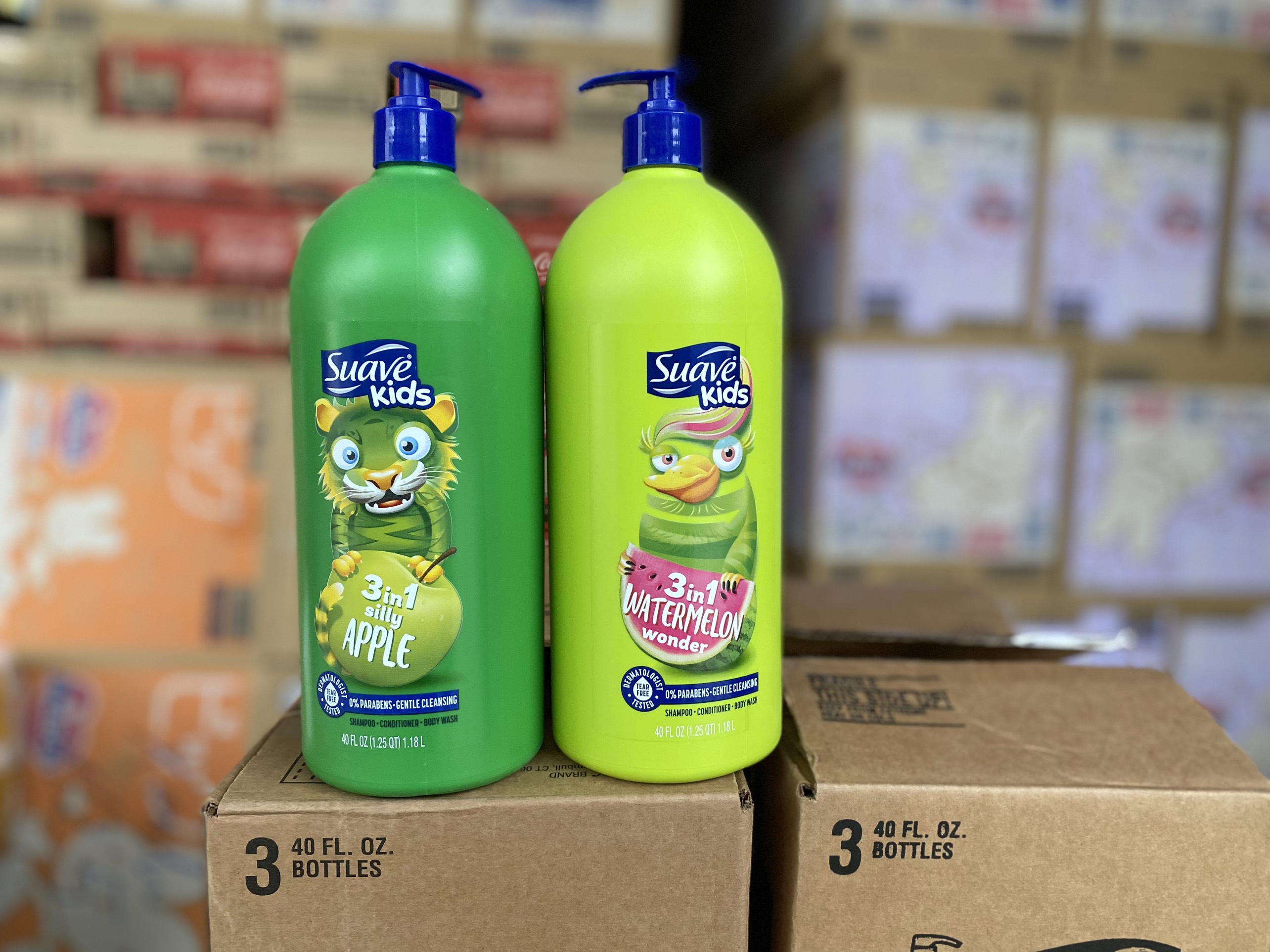 Sữa Tắm Gội Trẻ Em Chính hãng - Suave Kids 3in1 1.18L
