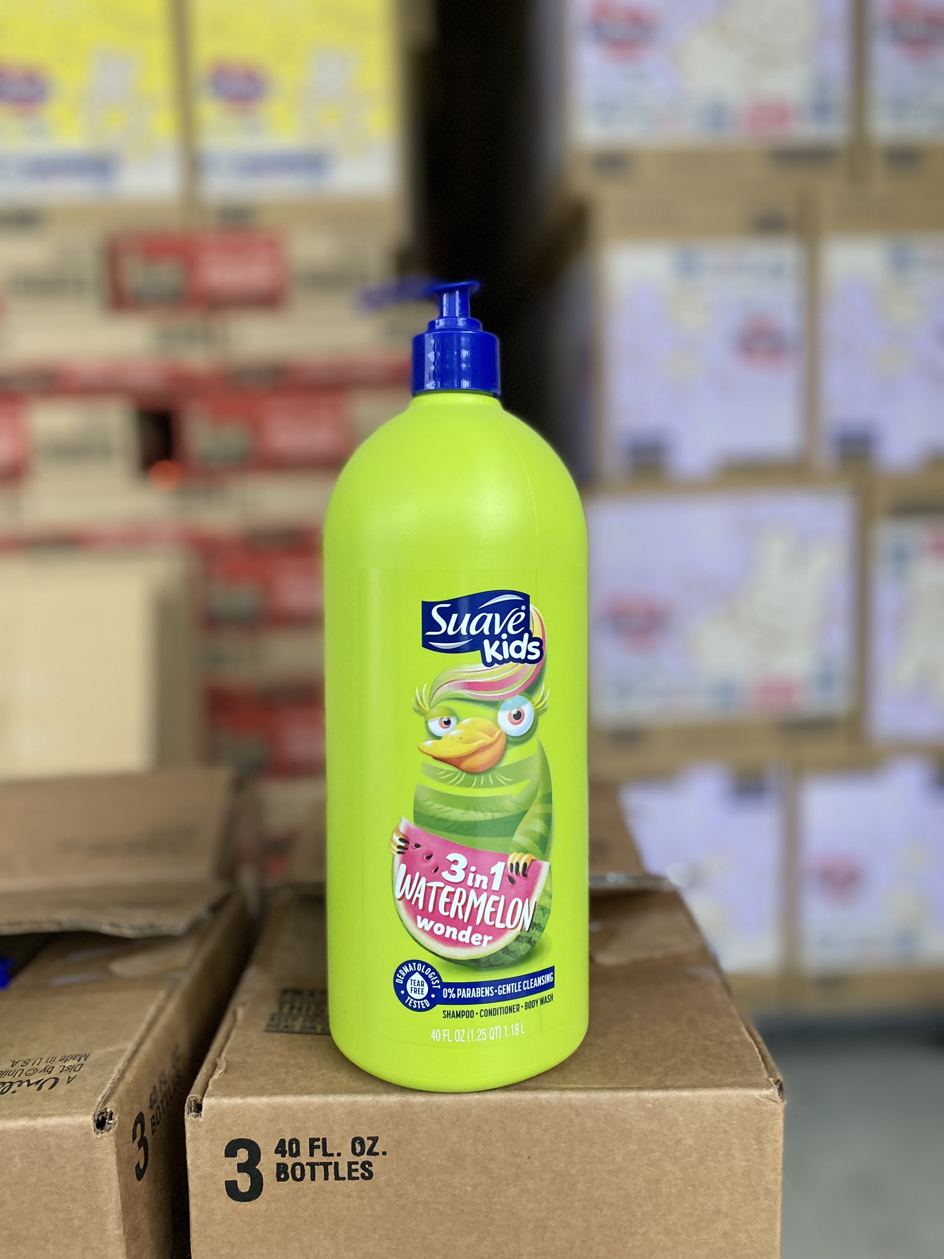 Sữa Tắm Gội Trẻ Em Chính hãng - Suave Kids 3in1 1.18L