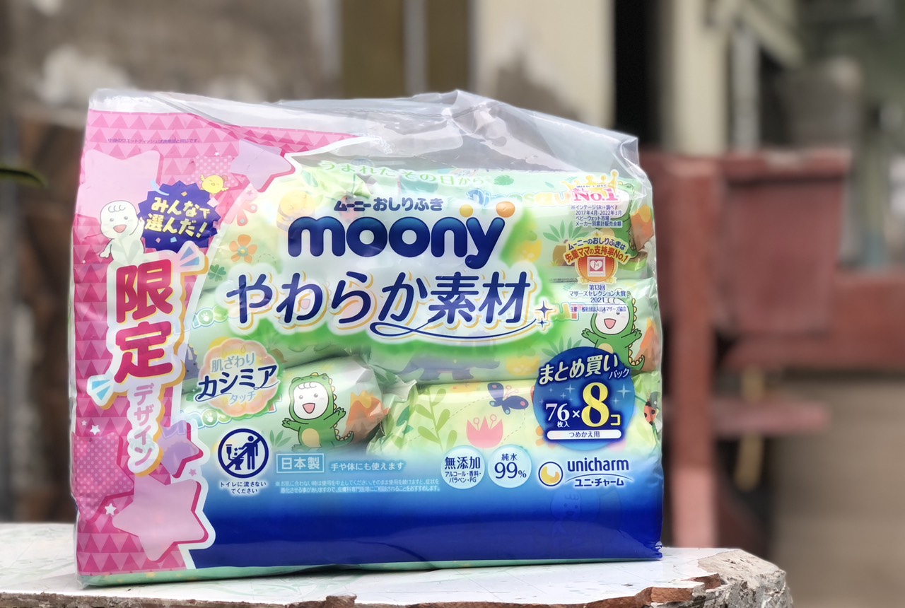 Khăn ướt Moony Nội Địa Nhật