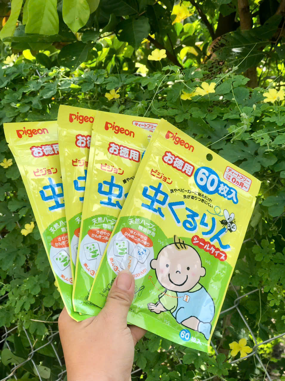 Miếng Dán Pigeon Đuổi Muỗi, Côn Trùng