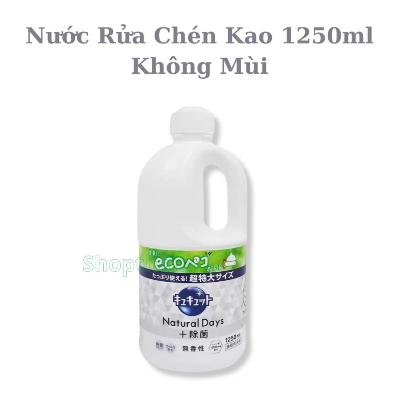 Nước rửa chén KAO 1250ml Nhật Nội Địa