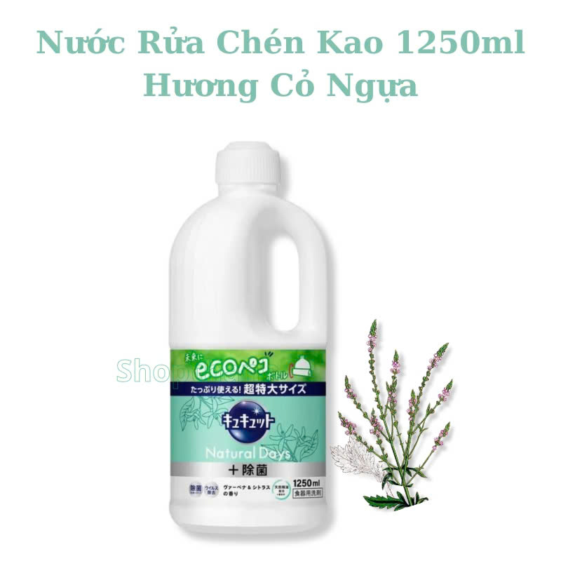 Nước rửa chén KAO 1250ml Nhật Nội Địa