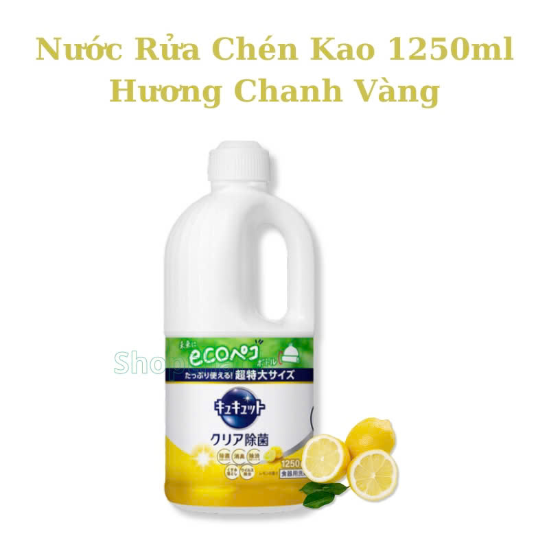 Nước rửa chén KAO 1250ml Nhật Nội Địa