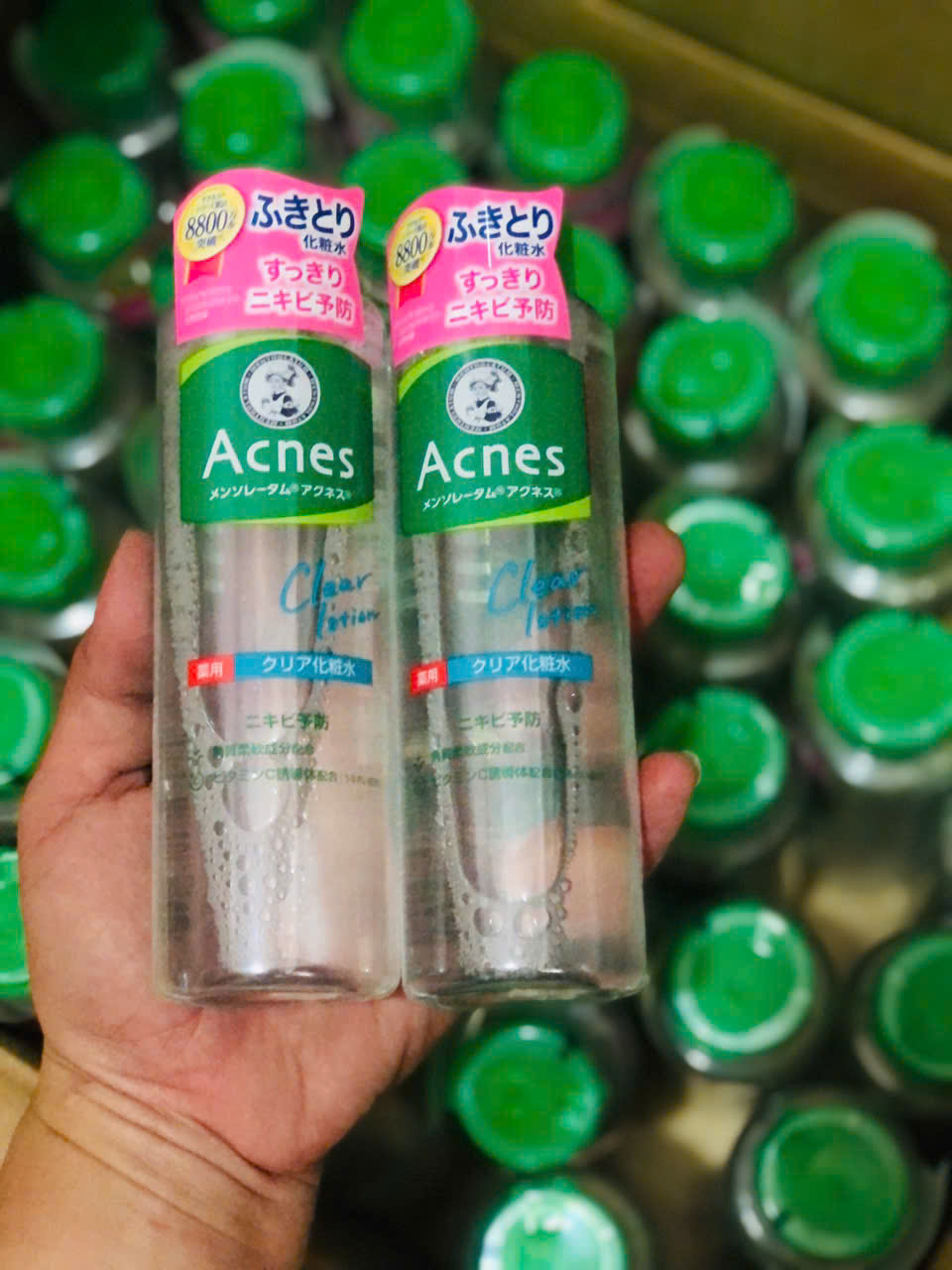 Nước hoa hồng Toner Rohto Mentholatum Acnes 180ml