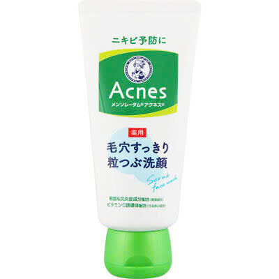 Sữa rửa mặt đặc trị mụn cho tuổi dậy thì Rohto Mentholatum Acnes nội địa Nhật