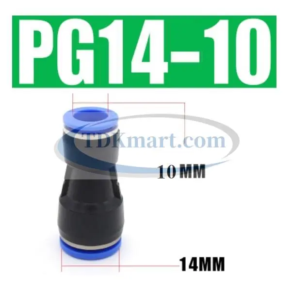 Đầu nối nhanh khí nén thẳng- giảm