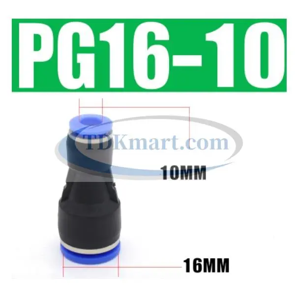 Đầu nối nhanh khí nén thẳng- giảm