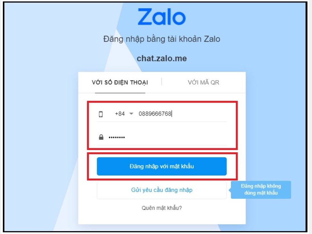 đăng nhập 2 tài khoản Zalo trên máy tính