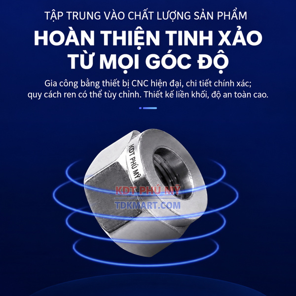 Ốc siết hạt bắp Inox 304 ĐỘ AN TOÀN CAO