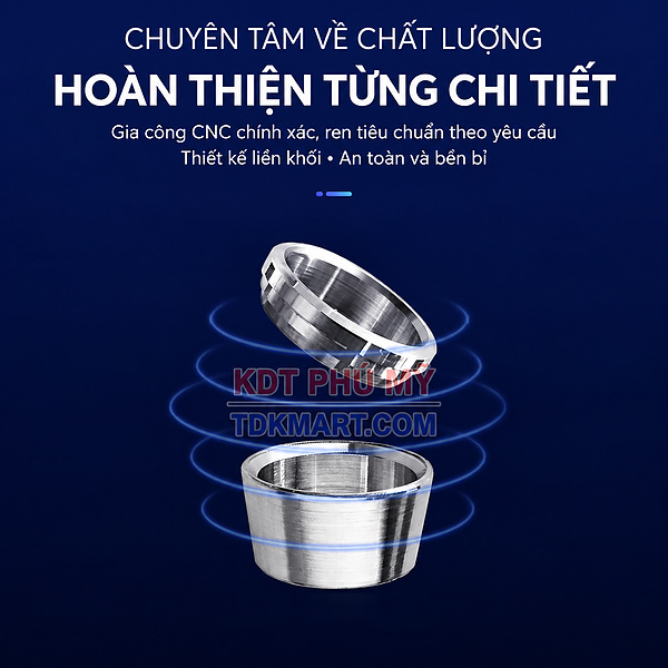 Hạt bắp siết ống Inox 304 AN TOÀN VÀ BỀN BỈ