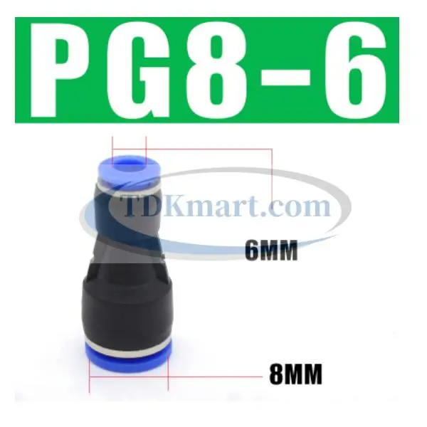 Đầu nối khí nén giảm thẳng 6-6