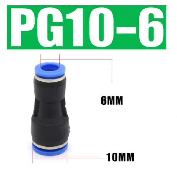 Đầu nối nhanh khí nén thẳng- giảm