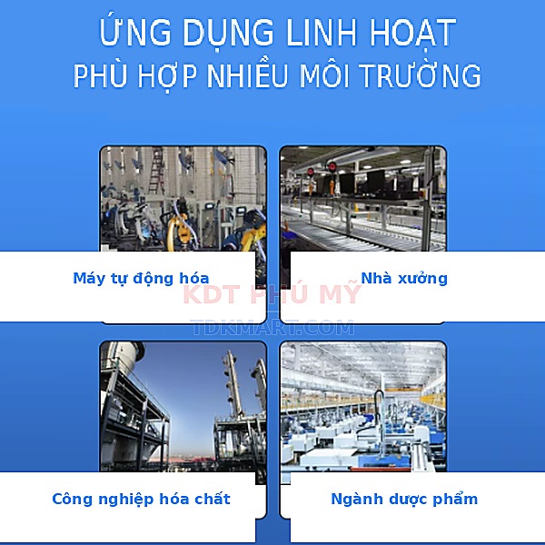 Đầu nối khí nén chữ T- Ren ngoài bên giữa ỨNG DỤNG