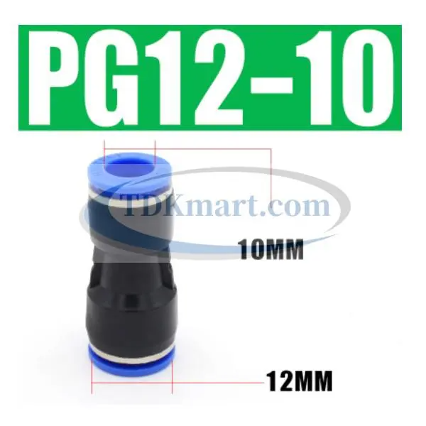 Đầu nối nhanh khí nén thẳng- giảm