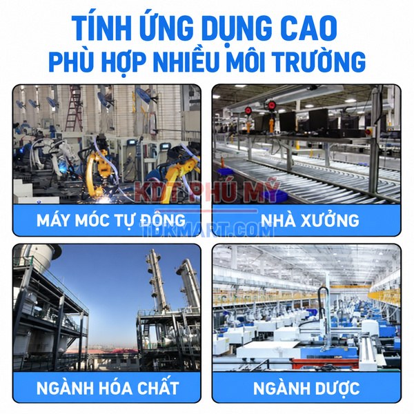 Đầu nối nhanh khí nén thẳng- Ren trong ỨNG DỤNG
