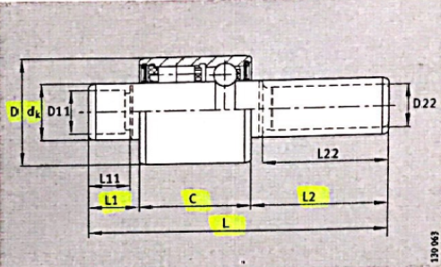 Bạc đạn cốt bơm WR07051