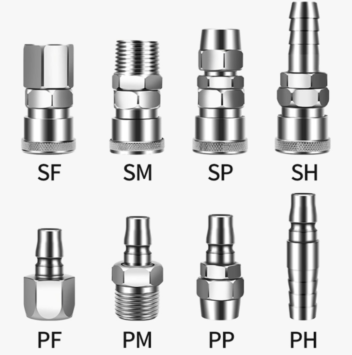 Các model kết nối khớp nối nhanh khí nén