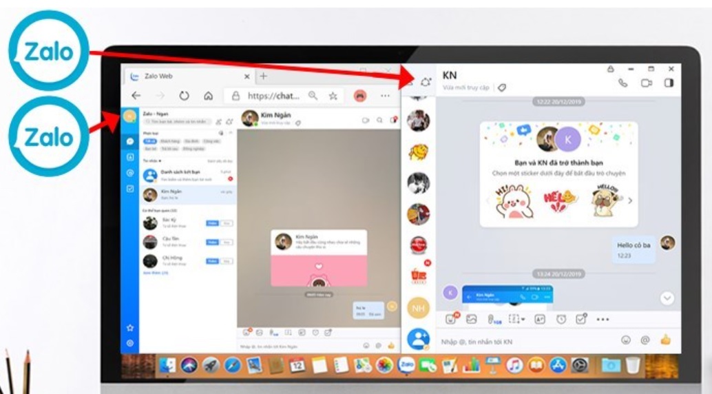 đăng nhập 2 tài khoản Zalo trên máy tính