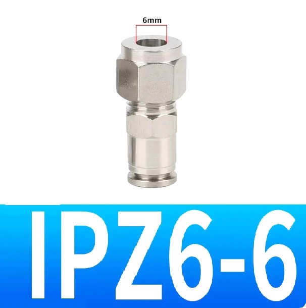 Đầu nối nhanh Inox Model IPZ6-6