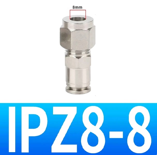 Đầu nối nhanh Inox Model IPZ8-8