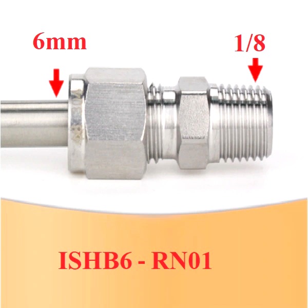 nối nhanh ren ngoài 1/8 ống 6