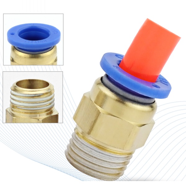 Đầu nối nhanh khí nén ren ngoài